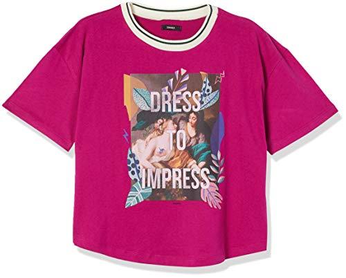 Camiseta Estampada, Sommer, Feminino, Rosa Spicepink, P
