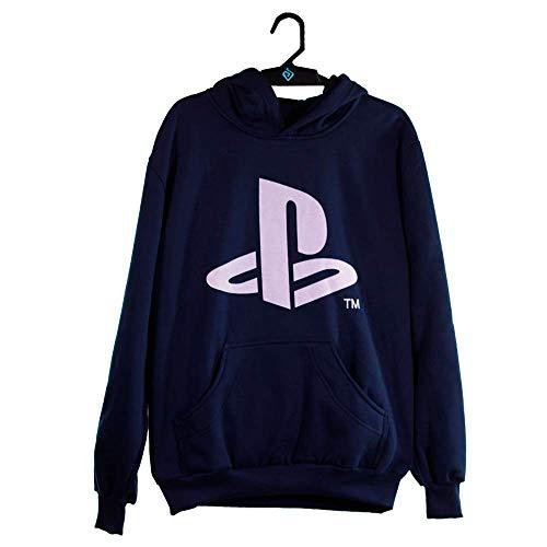 Moletom Brand Logo, Playstation, Adulto Unissex, Preto, P
