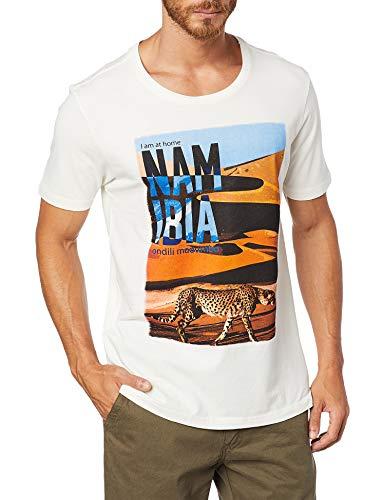 Camiseta Namibia, JAB, Masculino, Off White, GG