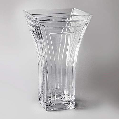 Vaso de Vidro Sodo-Cálcico com Titânio Cascade Rojemac Cristal Cristal