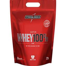 Super Whey 100% Pure, Refil Chocolate, IntegralMedica, 1800 g