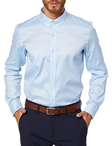 Camisa Slim Fit, Lacoste, Masculino, Azul Claro, 44