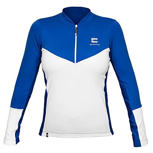 Camisa Ciclista Evolution Ml - Feminino Curtlo M Azul