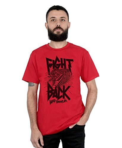 Camiseta Fight Back, Bleed American, Masculino, Vermelho, GG