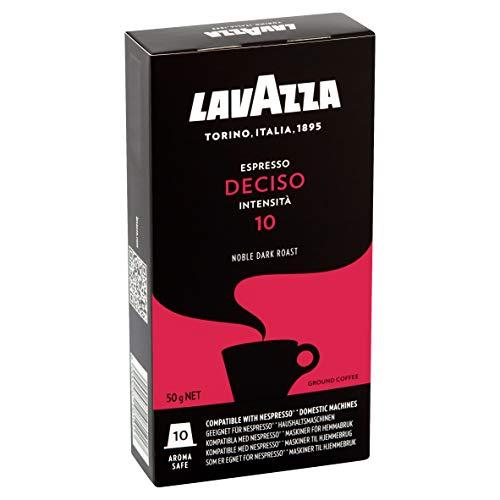 Cápsula Espresso Deciso Lavazza, Compatível com Nespresso, Contém 10 Cápsulas