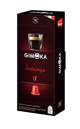 Cápsulas de Café Intenso Gimoka, Compatível Com Nespresso, Contém 10 Cápsulas