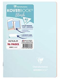 Caderno Koverbook Azul Claro Pastel A5 Clairefontaine