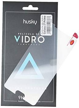 Husky Película de Vidro para Galaxy J7 Prime Husky, Transparente