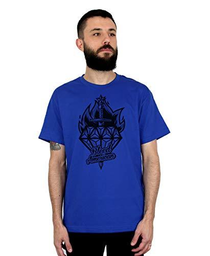 Camiseta Diamond, Bleed American, Masculino, Azul Royal, G