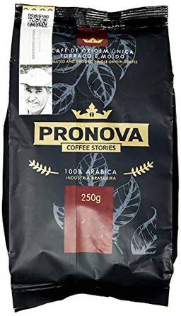 Café Gourmet Single Origin Microlote Pronova 250g moído Pronova Coffee Stories Sabor Frutado