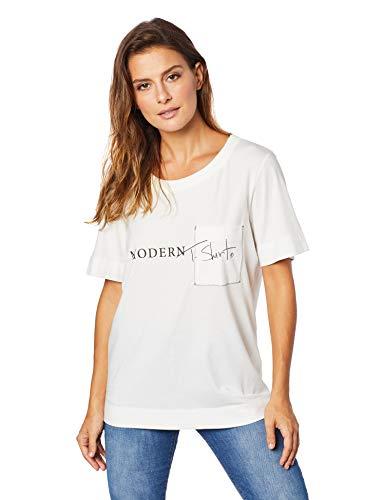 Camiseta Comfort, Forum, Feminino, Branco Amarelado (Off Shell), P