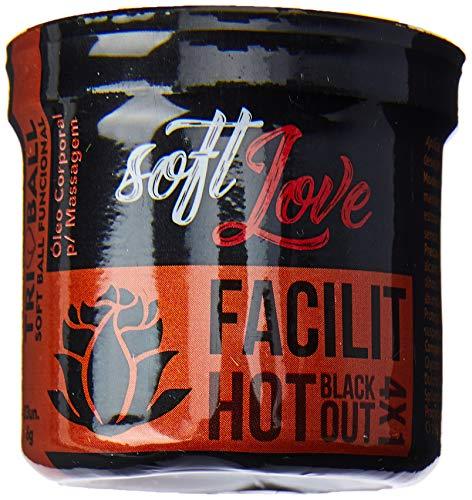 Bolinha Explosiva Facilit Hot Blackout 4x1 - Soft Love, Soft Love