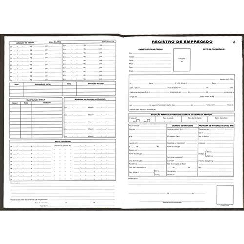 Livro Registro, Tilibra 12.126-6, Multicor, Pacote com 10 Unidades