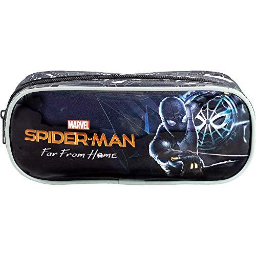 Estojo, Homem Aranha Marvel, Spider-Man, 8706, Preta