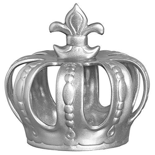 Coroa Para Enfeite Grande Ceramicas Pegorin Prata No Voltagev