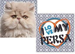 Almofada Pet de Raças Gato Persa SS Pets para Cães, 45x45cm