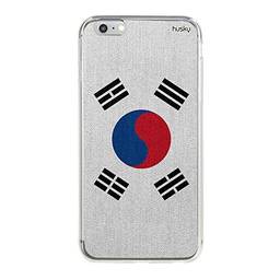 Capa Personalizada Bandeira Coreia do Sul, Husky para iPhone 6 Plus / 6S Plus, Capa Protetora para Celular, Multicor