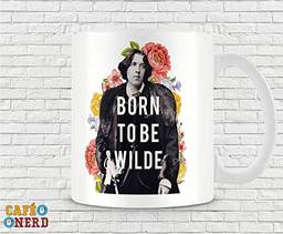 Caneca Literatura Oscar Wilde Born To Be Wilde
