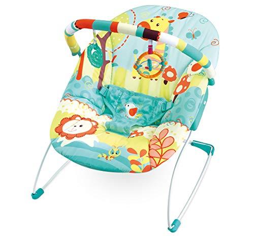 Cadeira De Descanso Musical Leão/Girafa, Mastela, Azul, Médio