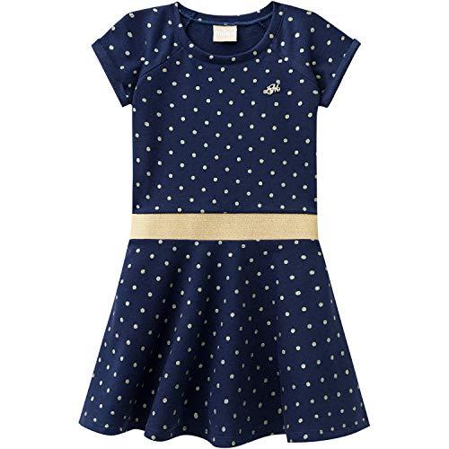 Vestido Infantil para Meninas, Milon, Azul, 4