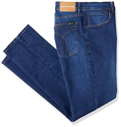 Calça Jeans Straight, Calvin Klein, Masculino, Azul Médio, 44