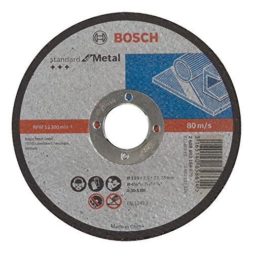 Disco de Corte para Metal 115Mm Gr.30 Bosch Preto