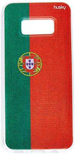 Husky Capa Personalizada para Galaxy S8 Bandeira Portugal, Colorido