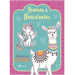 Lhamas E Unicornios Desenhos Para Colorir