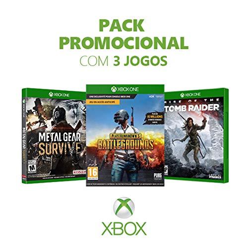 Kit Game Metal Gear Survive + Playerunknown’s Battlegrounds  + Rise Of The Tomb Raider - Xbox One