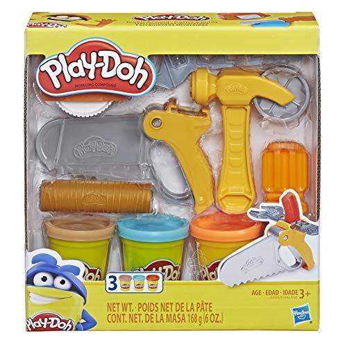 Conjunto Ferramentas Divertidas, Play-doh, Laranja/marrom/azul