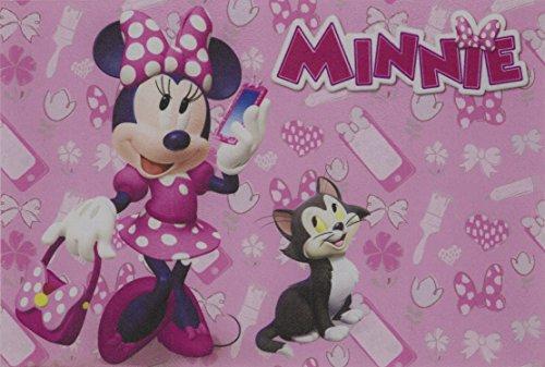 Tapete Linha Digital Disney Minnie Fashion JolitexRosa 40x60cm