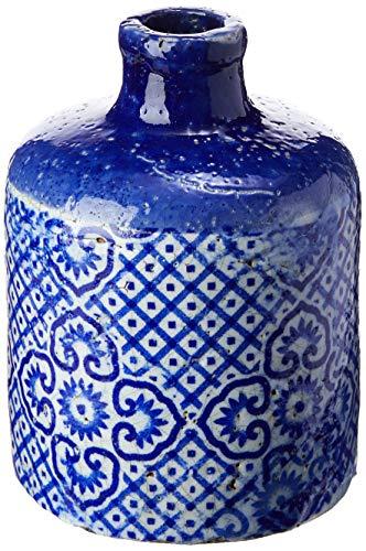 Sumarr Garrafa Decorativ 18cm Ceramica Azul Cn Home & Co Único