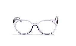 Óculos Armação Gatinho Feminino Com Lentes Sem Grau A-19 Cor: Lilás-Transparente