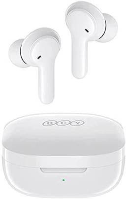 Fone de Ouvido Bluetooth sem Fio QCY T13 Intra-Auricular com Estojo de Carregamento Wireless (White)