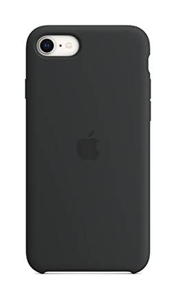 Apple Capa de silicone (iPhone SE) - Cinza-Escuro