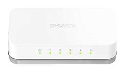 D-Link Switch Fast 5 Portas 100Mbps DES-1005C, Branco