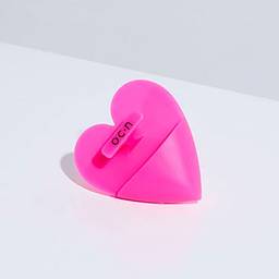 Esponja de Silicone Para Limpeza Rosa Facial Heart Sponge