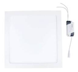 Kit 4 Painel Plafon Led 25w Quadrado Sobrepor Branco Frio Iluminação Decoração