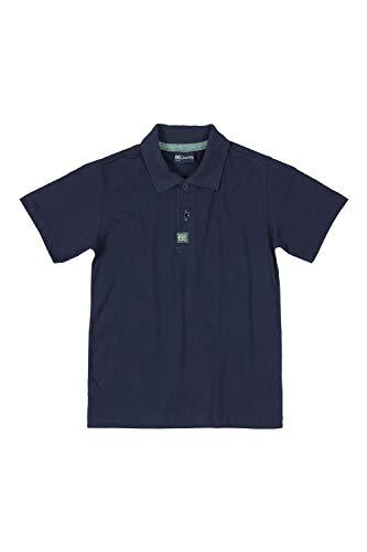 Camisa Infantil Polo Manga Curta, Quimby, Meninos, Azul Escuro, 02