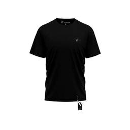 Camisa Camiseta Masculina Slim Voker Premium 100% Algodão - GG - Preto