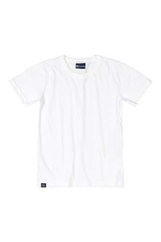 Camiseta básica em meia malha, Quimby, Meninos, Branco Especial, 03