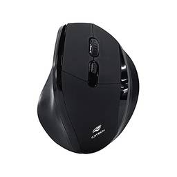 Mouse sem fio C3Tech Preto M-W120BK - Possui formato ergonomico projetado para oferecer conforto, com 6Botoes, ate 1600DPI ajustavel, WIFI