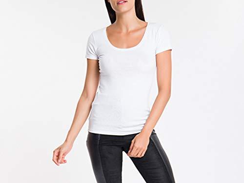 Camiseta Slim, Calvin Klein, Feminino, Branco, P