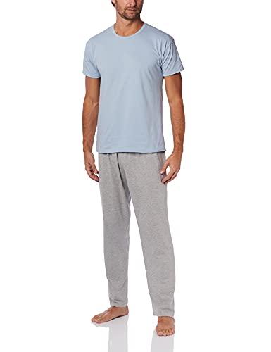 Pijama Camiseta + Calça, Malwee Liberta, Masculino, Azul Claro, G