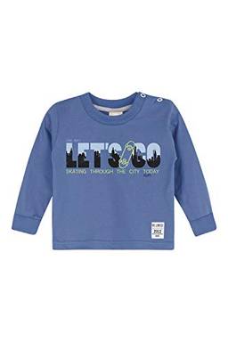 Camiseta Malha Penteada, Colorittá, Meninos, Azul, 1