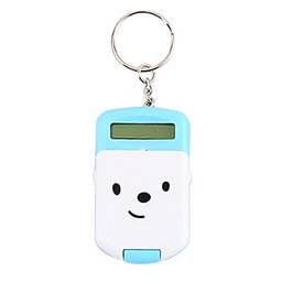 KKcare Mini calculadora de desenho animado com chaveiro de 8 dígitos, calculadora portátil de tamanho de bolso para crianças, estudantes, material escolar