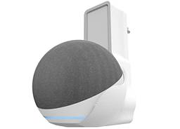 Suporte Splin All In One Tomada Para Smart Speaker Alexa Echo Dot 5 ou 4 - Amazon - Modelo Compacto 3.0 (branco)