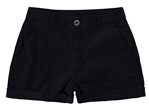 Shorts Alfaiataria cintura alta, Malwee, Femenino, Preto, 42