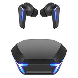 Fone de Ouvido bluetooth 4Leader Gamer Sem Fio Com Microfone e Iluminação Baixa Latência Longa Duração de Bateria
