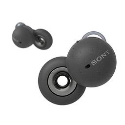 Sony Fones de ouvido LinkBuds Truly Wireless com design de anel aberto para sons ambientais e Alexa integrada, Bluetooth compatível com iPhone e Android, cinza